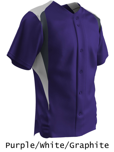 "Soldier" Button Front Baseball Jersey