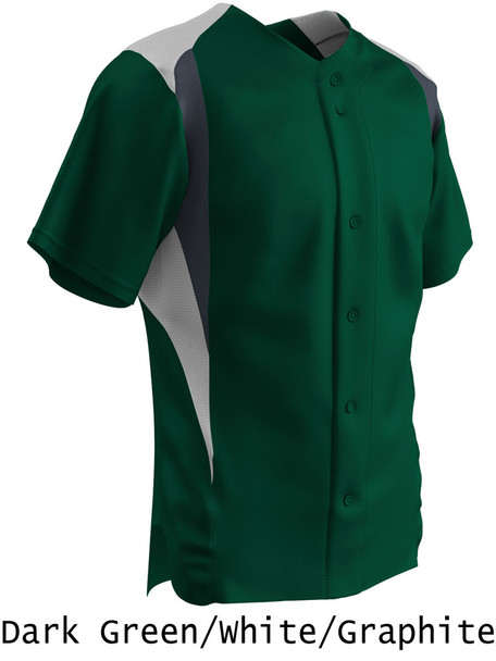 "Soldier" Button Front Baseball Jersey