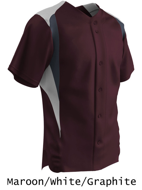 "Soldier" Button Front Baseball Jersey