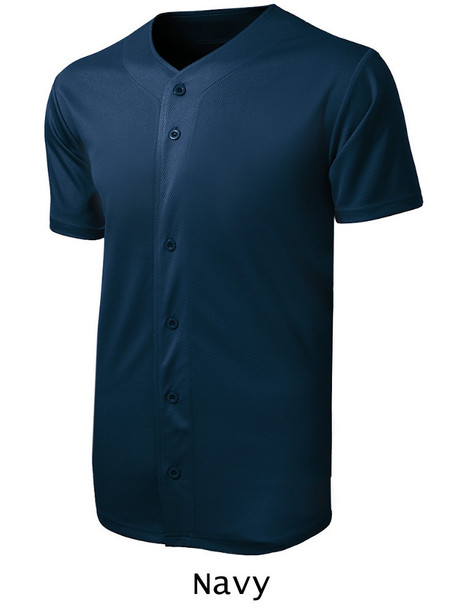 "Viper" Button Front Baseball Jersey