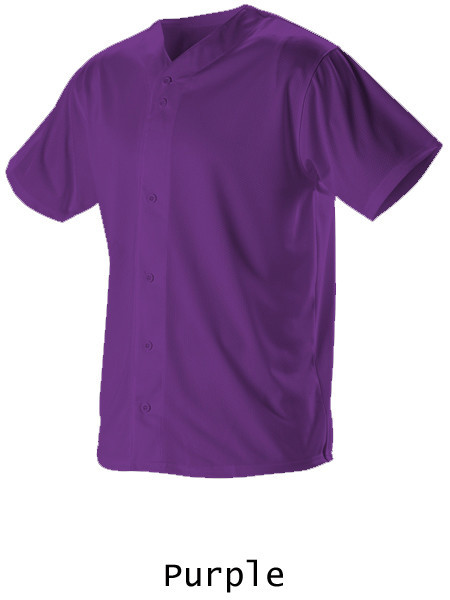 "Lightweight Golden Glove" Button Front Baseball Jersey