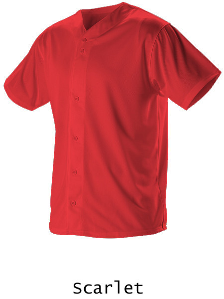 "Lightweight Golden Glove" Button Front Baseball Jersey