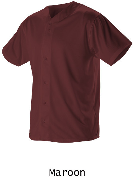 "Lightweight Golden Glove" Button Front Baseball Jersey