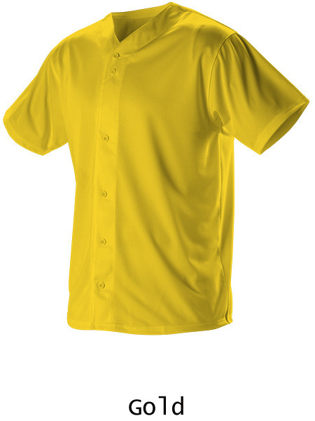 "Lightweight Golden Glove" Button Front Baseball Jersey