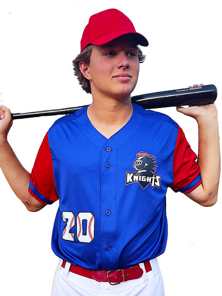 "Method" Button Front Baseball Jersey