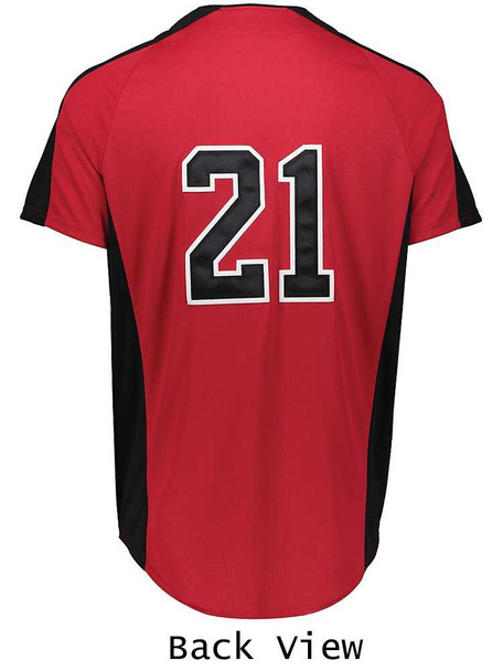 Adult "Bash" Button Front Baseball Jersey Adult Button Fronts All Sports Uniforms