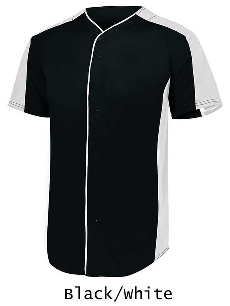 Adult "Bash" Button Front Baseball Jersey Adult Button Fronts All Sports Uniforms