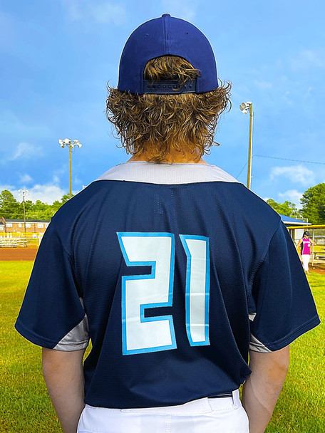 "Scorpion" Button Front Baseball Jersey