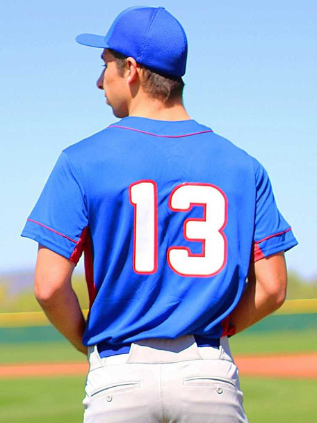 Adult "Juggernaut" Button Front Baseball Jersey Adult Button Fronts All Sports Uniforms