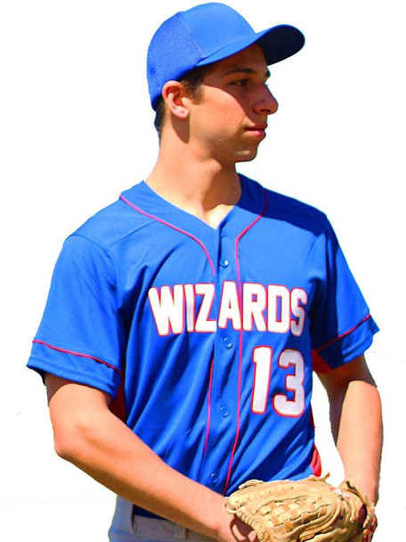 Adult "Juggernaut" Button Front Baseball Jersey Adult Button Fronts All Sports Uniforms