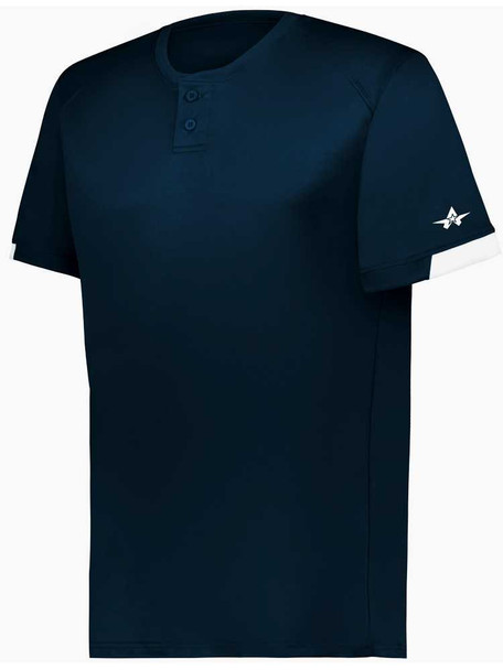 Adult "Potential" Two-Button Baseball Jersey Adult 2 Buttons All Sports Uniforms