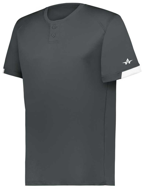 Adult "Potential" Two-Button Baseball Jersey Adult 2 Buttons All Sports Uniforms