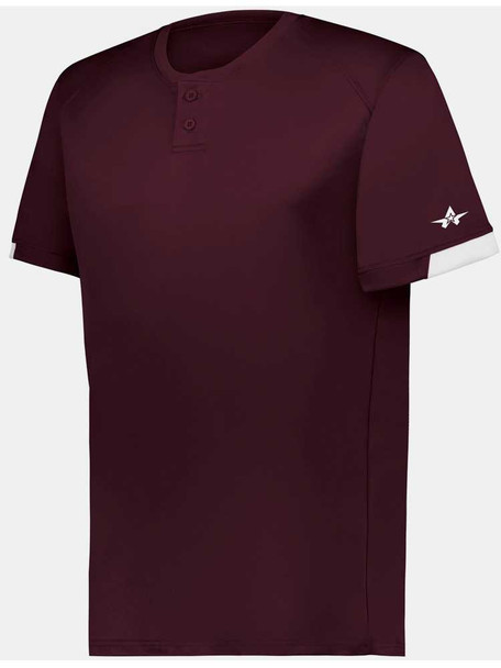 Adult "Potential" Two-Button Baseball Jersey Adult 2 Buttons All Sports Uniforms