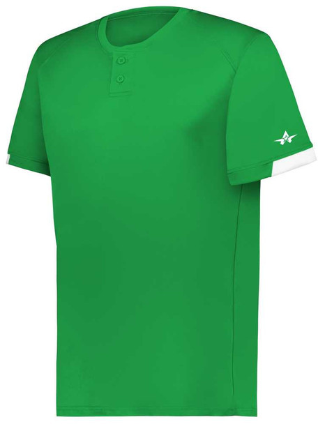 Adult "Potential" Two-Button Baseball Jersey Adult 2 Buttons All Sports Uniforms