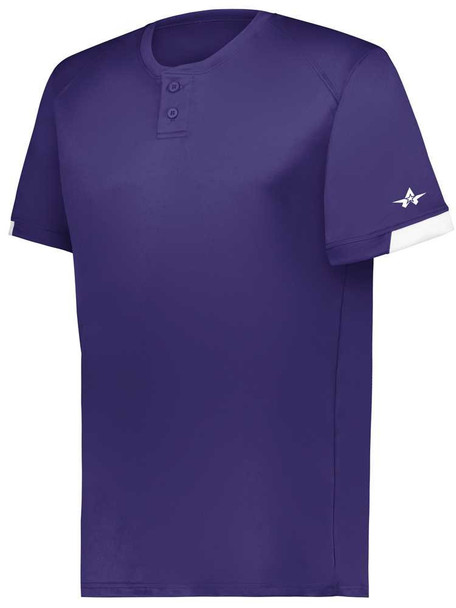Adult "Potential" Two-Button Baseball Jersey Adult 2 Buttons All Sports Uniforms