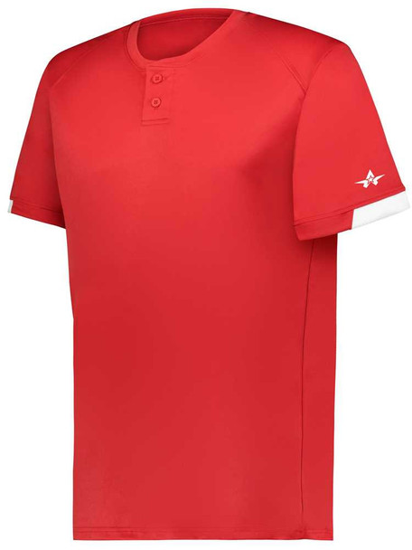 Adult "Potential" Two-Button Baseball Jersey Adult 2 Buttons All Sports Uniforms