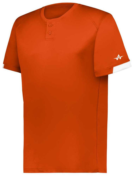 Adult "Potential" Two-Button Baseball Jersey Adult 2 Buttons All Sports Uniforms