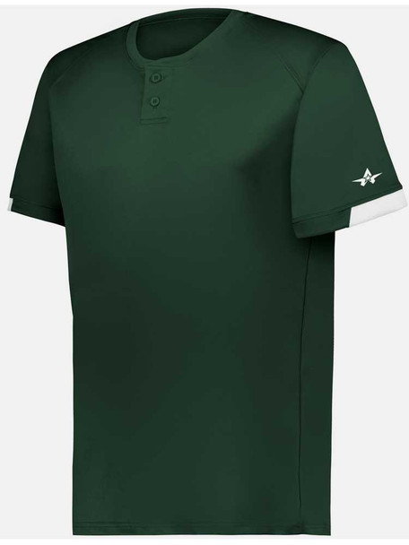 Adult "Potential" Two-Button Baseball Jersey Adult 2 Buttons All Sports Uniforms