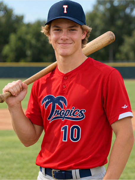 "Potential" Two-Button Baseball Jersey
