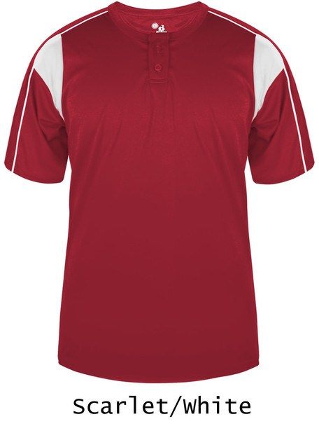 "Cannon" Two-Button Baseball Jersey