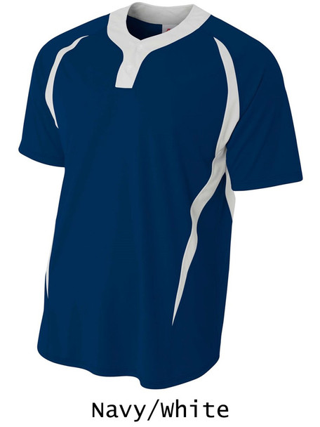 "Hitting Streak" Two-Button Baseball Jersey