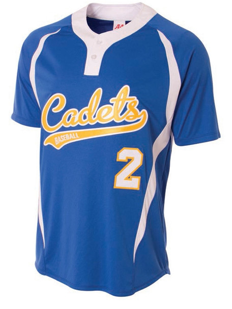 "Hitting Streak" Two-Button Baseball Jersey
