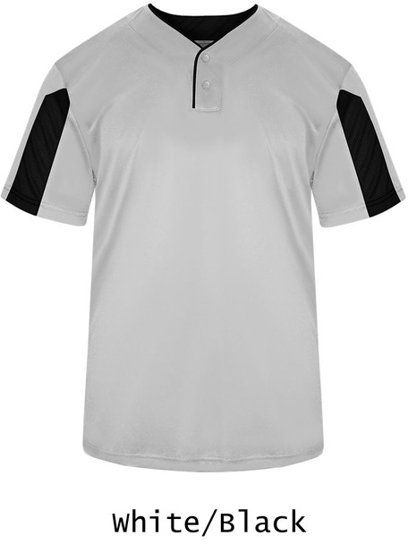 "Breathable Paragon" Two-Button Baseball Jersey