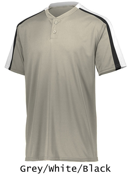 "Smooth Performance Brushback" Two-Button Baseball Jersey