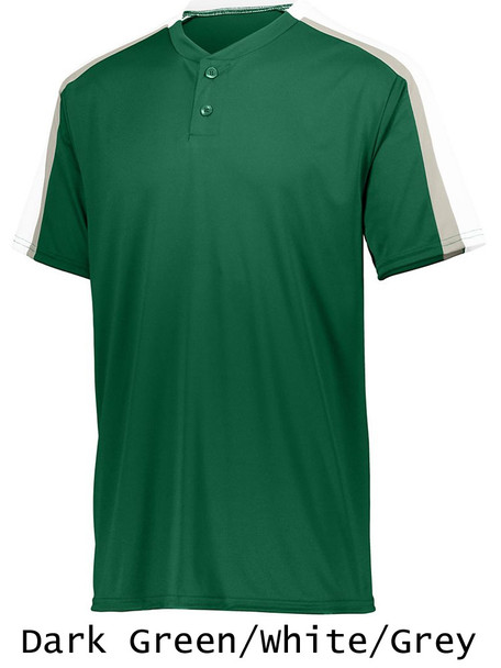 "Smooth Performance Brushback" Two-Button Baseball Jersey