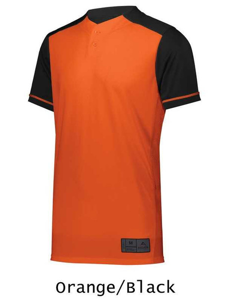 Adult "Smooth Performance Save" Two-Button Baseball Jersey Adult 2 Buttons All Sports Uniforms