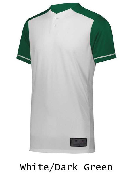 Adult "Smooth Performance Save" Two-Button Baseball Jersey Adult 2 Buttons All Sports Uniforms