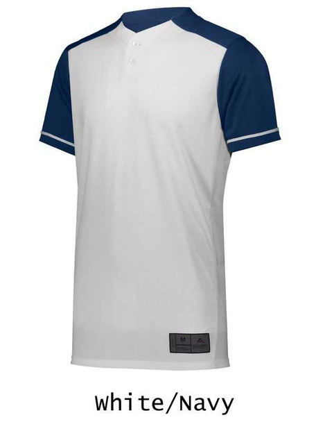 Adult "Smooth Performance Save" Two-Button Baseball Jersey Adult 2 Buttons All Sports Uniforms