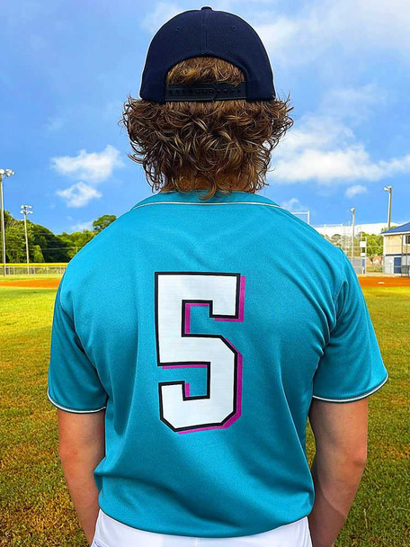 Adult "Vandal" Baseball Jersey Adult Two Button Jerseys All Sports Uniforms