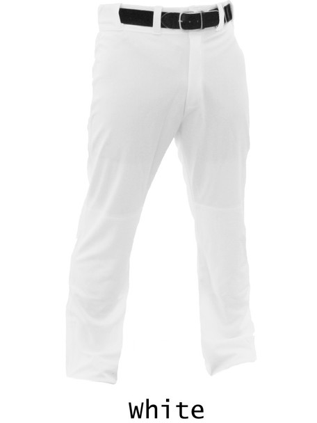 12 oz Relaxed Fit "Lightning" Open Bottom Baseball Pants with Adjustable Inseam