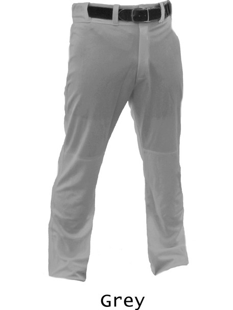 12 oz Relaxed Fit "Lightning" Open Bottom Baseball Pants with Adjustable Inseam