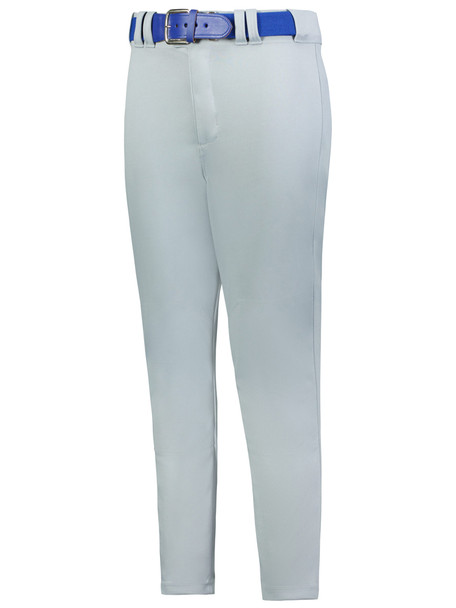 Adult 12 oz Russell "Baseline" Tapered Leg Open Bottom Baseball Pants