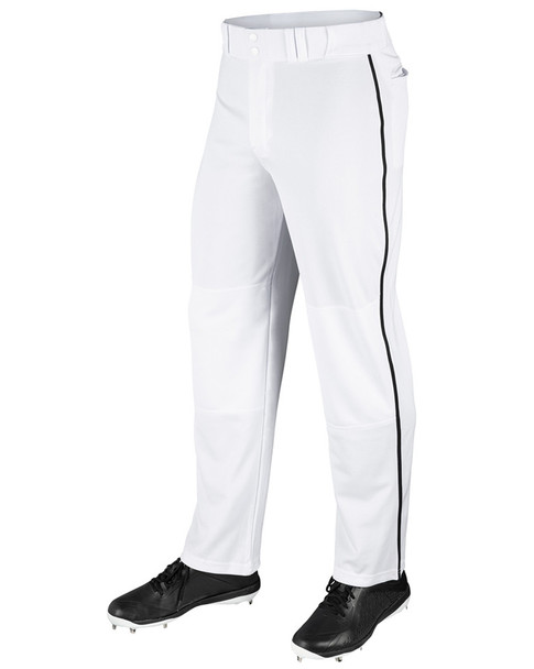 12.5 oz Loose Fit "MVP" Open Bottom Baseball Pants with Piping