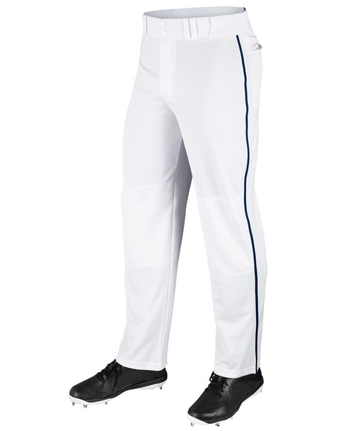 12.5 oz Loose Fit "MVP" Open Bottom Baseball Pants with Piping