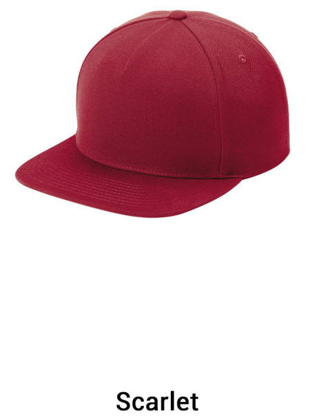 High Profile Flat Bill Baseball Cap