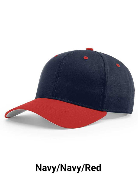 Richardson Two-Tone Pro Twill Snapback Baseball Cap Baseball Caps All Sports Uniforms