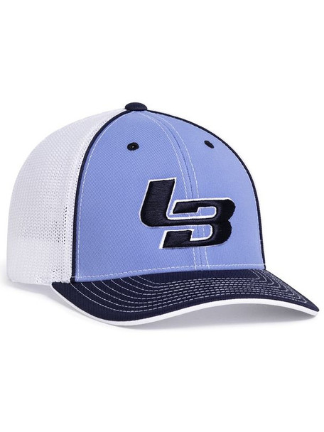 Tri-Color Trucker Mesh Moisture Control Baseball Cap
