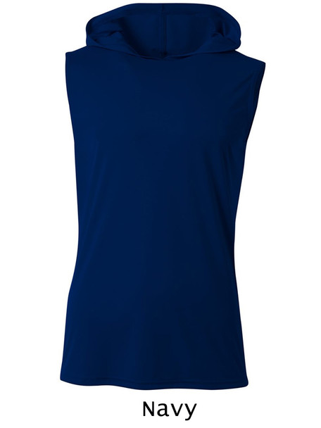 "Sleeveless Terrorize" Performance Wicking Hoodie Tee