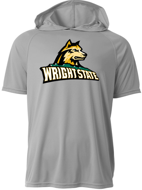 "Short Sleeve Terrorize" Performance Wicking Hoodie Tee