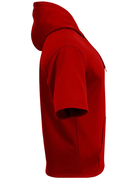 "Sprint" Short Sleeve Performance Wicking Hoodie