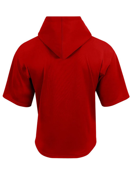 "Sprint" Short Sleeve Performance Wicking Hoodie