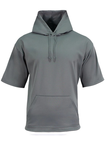 "Sprint" Short Sleeve Performance Wicking Hoodie