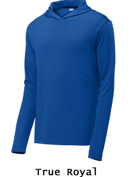 Adult "Competitor" Performance Long Sleeve Hoodie Tee Adult All Sports Uniforms