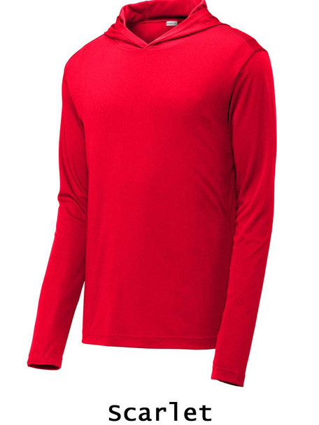 Adult "Competitor" Performance Long Sleeve Hoodie Tee Adult All Sports Uniforms