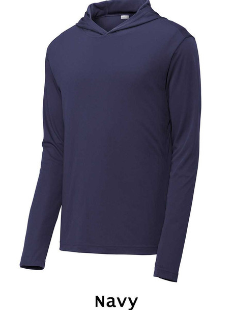 Adult "Competitor" Performance Long Sleeve Hoodie Tee Adult All Sports Uniforms