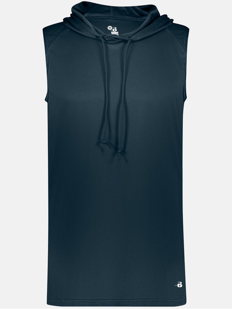 "Sleeveless Bravo" Performance Hoodie Tee